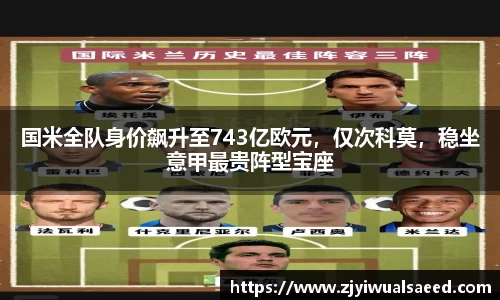 国米全队身价飙升至743亿欧元，仅次科莫，稳坐意甲最贵阵型宝座
